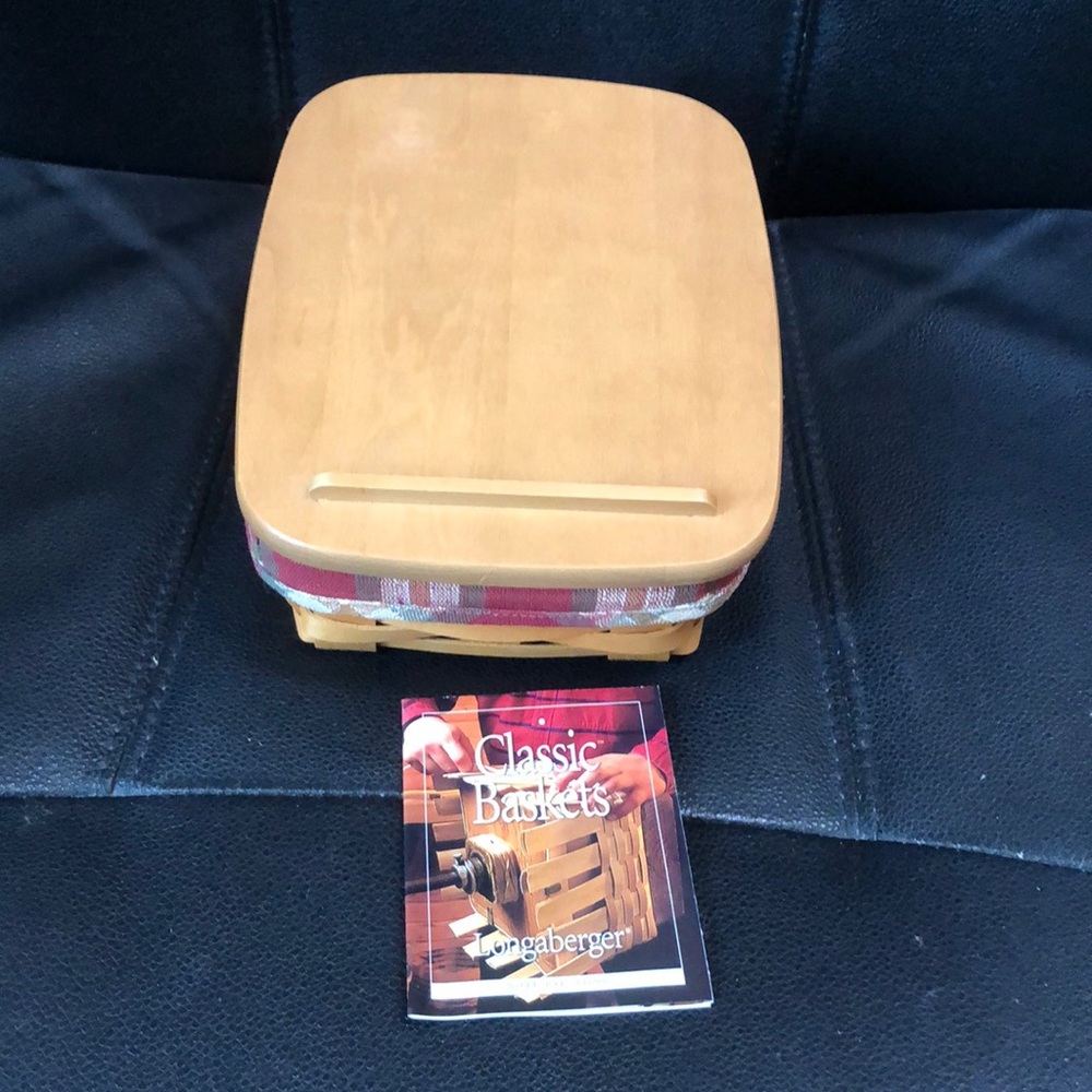 Longaberger Note Pal basket with lid